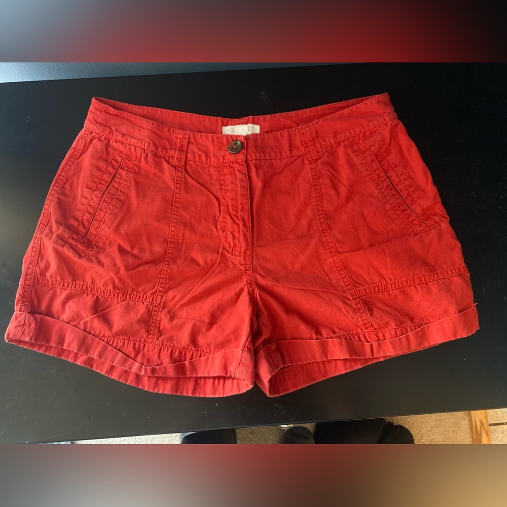 Forever 21 Red jean shorts